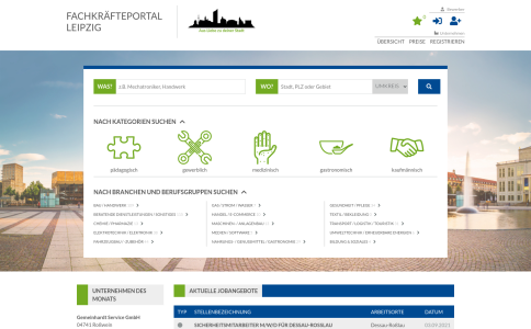 Job portal Leipzig: a portal for offering jobs by local companies|www.fachkraefte-leipzig.de